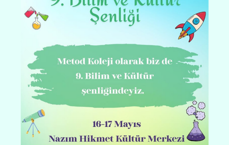 16-17 Mayıs 9. Bilim ve Kültür Şenliği