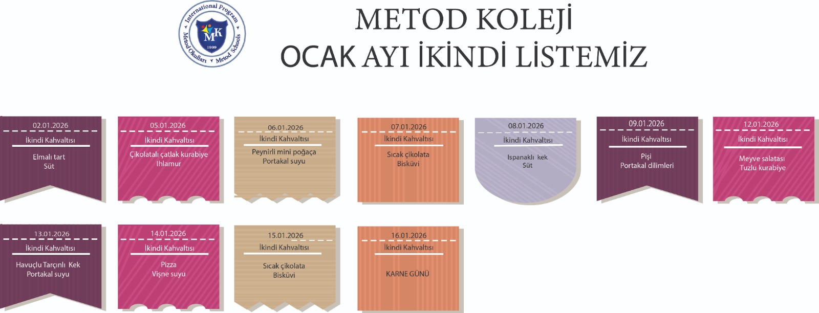 İkindi Listesi - Ocak 2026